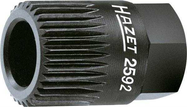 Hlavice pro montáž a demontáž drážkovaných řemenic alternátorů - HAZET 2592