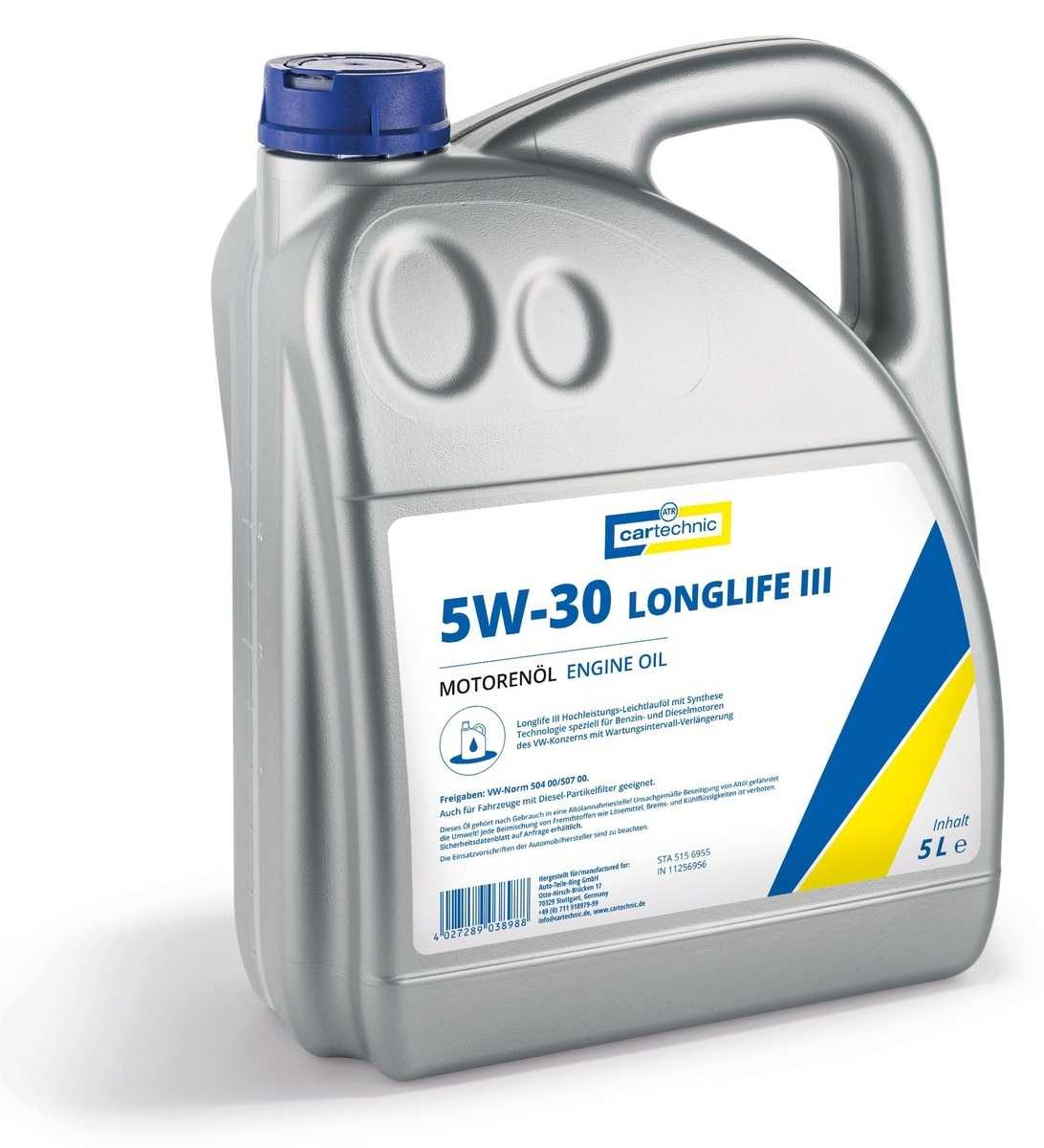 Motorový olej 5W-30 Longlife III