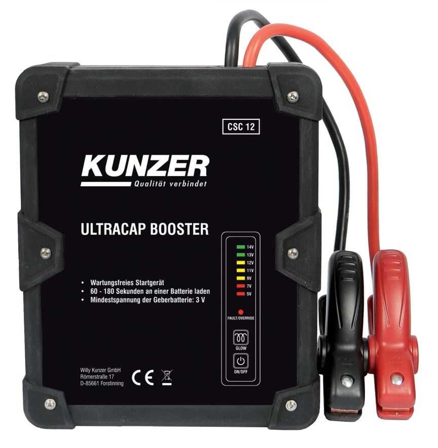 Startovací zdroj s ultrakondenzátory Utracap Booster 800 A - Kunzer